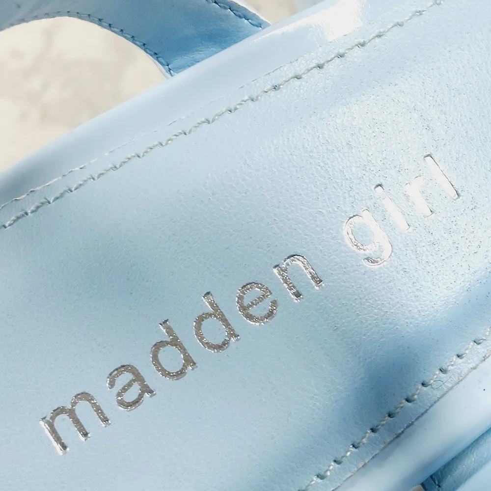 New MADDEN GIRL Theo-c Platform Wedge In Blue i730